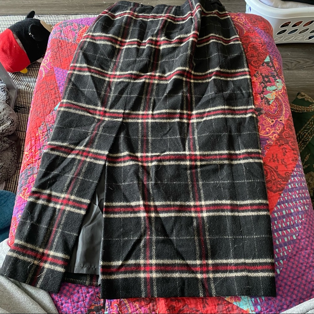 Midi Wool Skirt